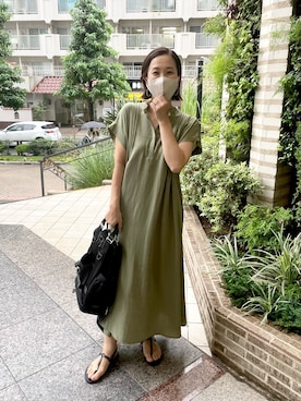 「アイテム（ワンピース/ドレス）」を使った、undkyokoさん（レディース・158cm・40代）の夏コーディネート