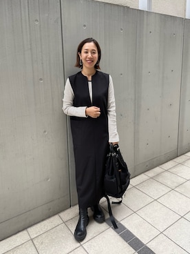 「アイテム（ワンピース/ドレス）」を使った、undkyokoさん（レディース・158cm・40代）の夏コーディネート