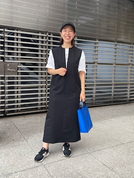 「アイテム（ワンピース/ドレス）」を使った、undkyokoさん（レディース・158cm・40代）の夏コーディネート