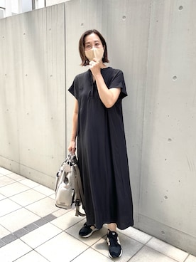 「アイテム（ワンピース/ドレス）」を使った、undkyokoさん（レディース・158cm・40代）の夏コーディネート