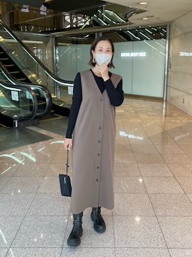 「アイテム（ワンピース/ドレス）」を使った、undkyokoさん（レディース・158cm・40代）の夏コーディネート
