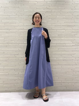 「アイテム（ワンピース/ドレス）」を使った、undkyokoさん（レディース・158cm・40代）の夏コーディネート