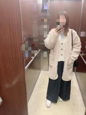 「niko and...（ニコアンド）のアイテム（その他アウター）」を使った、yuuchanさん（レディース・160cm）の春コーディネート
