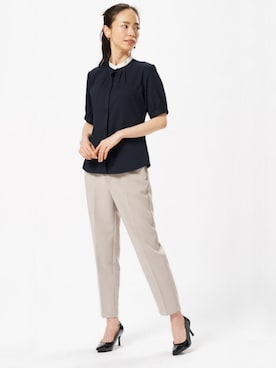 「タックブラウス」｜TOKYO_SHIRTSさん（レディース・173cm）の夏コーディネート