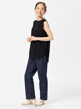「アイテム（チュニック）」を使った、TOKYO_SHIRTSさん（レディース・173cm）の夏コーディネート