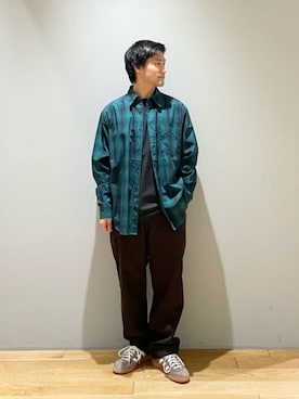 「Mお悩み別 / ふくらはぎ筋肉質」｜北村さん（メンズ・164cm）の秋コーディネート