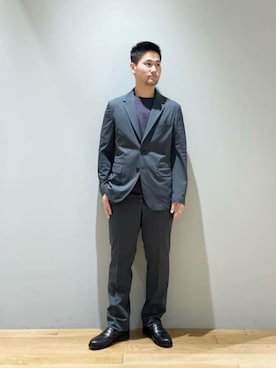 「Mお悩み別 / ふくらはぎ筋肉質」｜「アイテム（ジャケット/アウター）」を使った、北村さん（メンズ・164cm）の夏コーディネート