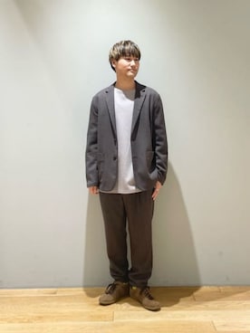 「Mお悩み別 / ふくらはぎ筋肉質」｜北村さん（メンズ・164cm）の秋コーディネート