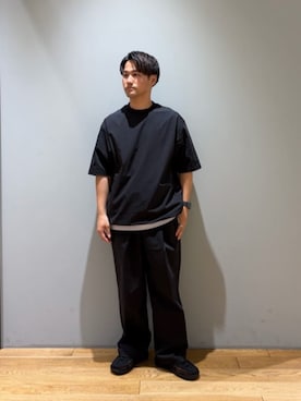 「KEEN（キーン）のアイテム」を使った、北村さん（メンズ・164cm）の夏コーディネート