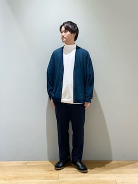 「Mお悩み別 / ふともも筋肉質」｜「アイテム（スラックス）」を使った、北村さん（メンズ・164cm）の春コーディネート