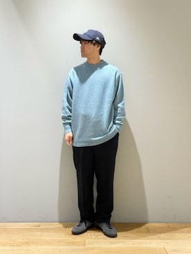 「Mお悩み別/ふともも筋肉質」｜北村さん（メンズ・164cm）の冬コーディネート