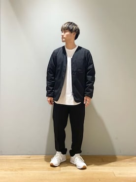 「Mお悩み別 / ふくらはぎ筋肉質」｜北村さん（メンズ・164cm）の秋コーディネート