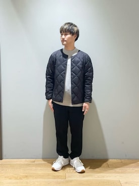 「Gramicci（グラミチ）のアイテム（ジャケット/アウター）」を使った、北村さん（メンズ・164cm）の秋コーディネート