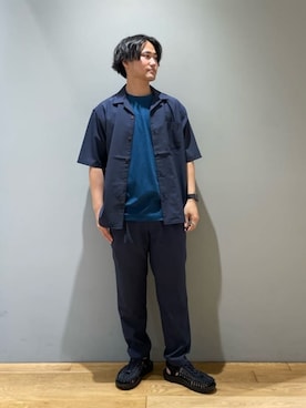 「Mお悩み別 / ふくらはぎ筋肉質」｜「アイテム（サンダル）」を使った、北村さん（メンズ・164cm）の春コーディネート