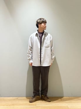「Mお悩み別 / ふくらはぎ筋肉質」｜北村さん（メンズ・164cm）の秋コーディネート