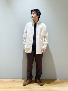 「Mお悩み別 / ふくらはぎ筋肉質」｜北村さん（メンズ・164cm）の秋コーディネート