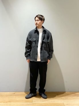 「Mお悩み別 / ふくらはぎ筋肉質」｜北村さん（メンズ・164cm）の秋コーディネート