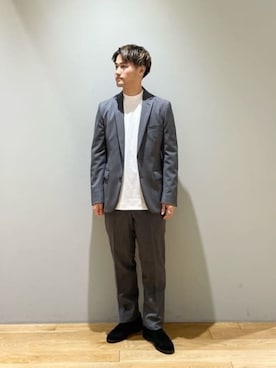 「Mお悩み別 / ふくらはぎ筋肉質」｜北村さん（メンズ・164cm）の秋コーディネート