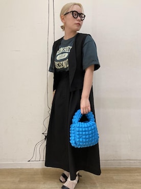 OKAMEGUさん(レディース・156cm)の夏コーディネート