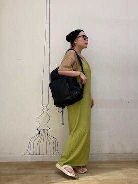 OKAMEGUさん（レディース・156cm）の夏コーディネート