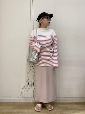 OKAMEGUさん（レディース・156cm）の夏コーディネート