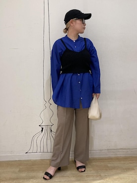 OKAMEGUさん（レディース・156cm）の夏コーディネート