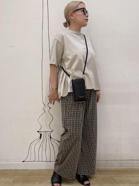 「選べる着丈」｜OKAMEGUさん（レディース・156cm）の春コーディネート