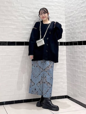 Rukaさん（レディース・160cm）の冬コーディネート