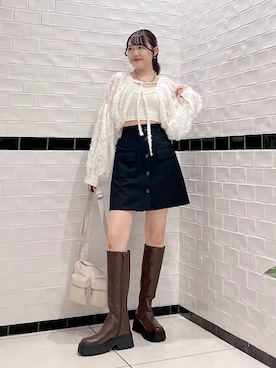 Rukaさん(レディース・160cm)の秋コーディネート