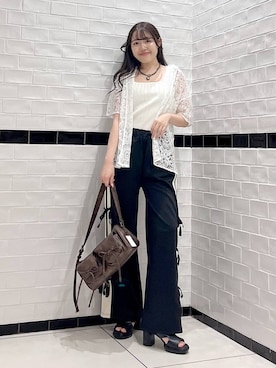 Rukaさん（レディース・160cm）の夏コーディネート