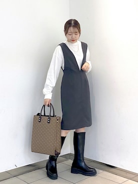 Rukaさん（レディース・160cm）の秋コーディネート