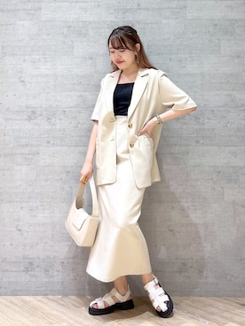 Rukaさん（レディース・160cm）の夏コーディネート