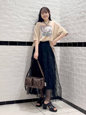 Rukaさん（レディース・160cm）の夏コーディネート