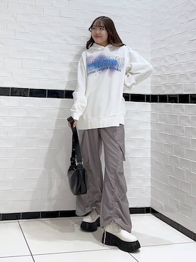 Rukaさん（レディース・160cm）の冬コーディネート