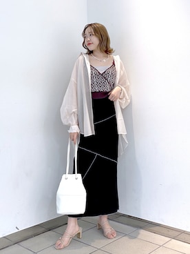 Rukaさん（レディース・160cm）の夏コーディネート