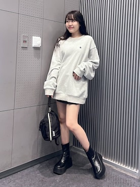 「Anui（アニュイ）のアイテム（バッグ）」を使った、Rukaさん（レディース・160cm）の夏コーディネート