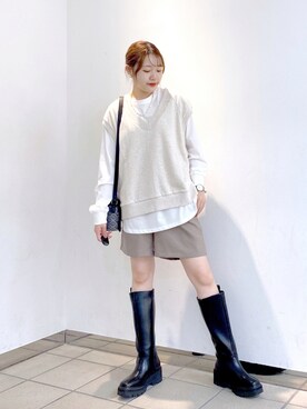 Rukaさん(レディース・160cm)の秋コーディネート