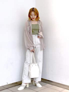 Rukaさん（レディース・160cm）の夏コーディネート