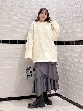 Rukaさん(レディース・160cm)の冬コーディネート