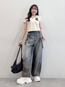 Rukaさん（レディース・160cm）の夏コーディネート