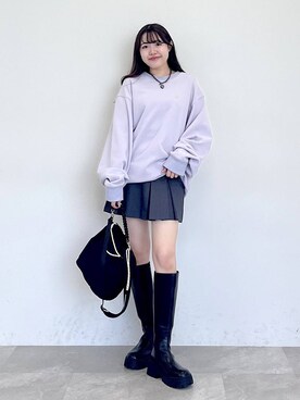 「Anui（アニュイ）のアイテム（バッグ）」を使った、Rukaさん（レディース・160cm）の秋コーディネート