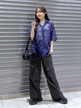 「アイテム（アクセサリー）」を使った、Rukaさん（レディース・160cm・20代）の夏コーディネート