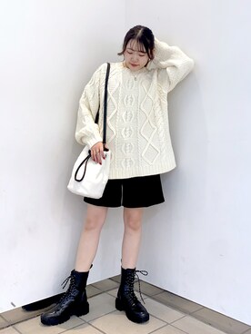 Rukaさん(レディース・160cm)の冬コーディネート