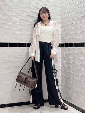 Rukaさん（レディース・160cm）の夏コーディネート