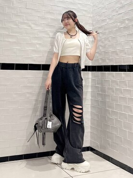 Rukaさん（レディース・160cm）の夏コーディネート