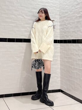 Rukaさん(レディース・160cm)の冬コーディネート