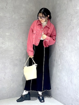 Rukaさん（レディース・160cm）の冬コーディネート