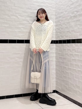「patagonia」｜「アイテム（アクセサリー）」を使った、Rukaさん（レディース・160cm）の秋コーディネート