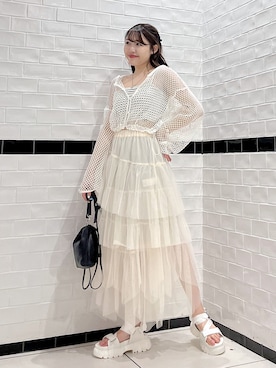 Rukaさん（レディース・160cm）の夏コーディネート