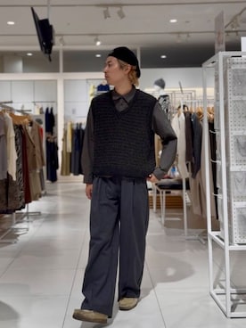 原田圭史さん（メンズ・171cm）の秋コーディネート